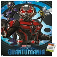 Marvel Ant-Man i OSP: Quantumania - visoki render trio zidni poster sa push igle, 22.375 34