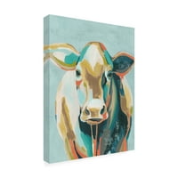 Zaštitni znak likovne umjetnosti 'šarene krave II' platno umjetnost Grace Popp