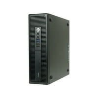 Obnovljen HP Desktop Tower Computer, Intel Core i5, 8GB RAM, 480GB SSD, Windows Pro, Crni, G2-SFF
