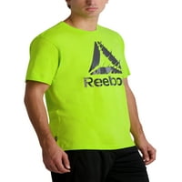 Reebok muške i velike muške pruge atletske grafičke majice, do veličine 3XL