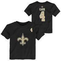 New Orleans Saints Toddler SS Player Tee-Carr 9k1T1FGFN 4T