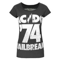 Pojačana ženska majica AC DC Jailbreak