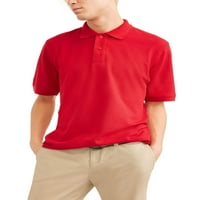 Wonder Nation mladići kratki rukav dvostruki Pique školska uniforma Polo majica