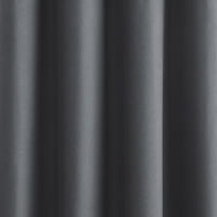 Eclipse Corte Solid Grey Flanel Blackout Grommet Top Single Zavjese Panel, 52 63