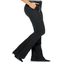 Sofia Jeans by Sofia Vergara obložene Carmen High-Rise Pintuck pantalone ženske'