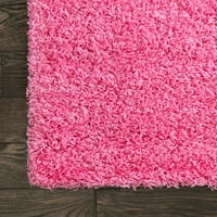 Jedinstveni loom solid prostirka taffy ružičasta 2 '6' 5 Runner čvrst moderno savršena za kupatilo hodnik