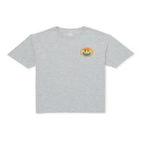Wonder Nation Boys povišena grafička majica sa kratkim rukavima, veličine 4 - & Husky