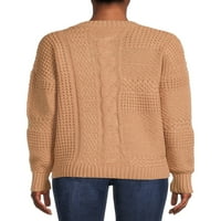 Time and Tru ženski pulover džemper od miješanih šavova, veličine XS-XXXL