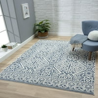 United Weavers of America Milana Transitional Contemporary Geomtric Area Rug, 5' 3 7' 2