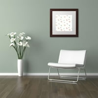 Zaštitni znak likovne umjetnosti Spring cvijet platna umjetnost Jennifer Nilsson, bijela mat, drveni okvir