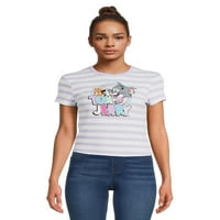 Tom i Jerry Juniors Striped Rib grafički T-Shirt