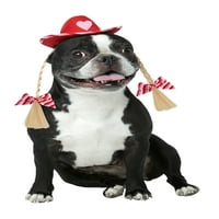 Rubie's poliesterski šešir za psa, crveni, S M
