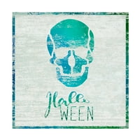 Cora Niele' Halloween Skull ' Platno Umjetnost