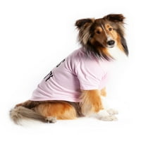 Coco + Rebel Pink Grafički Pas T-Shirt