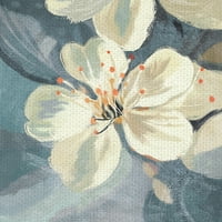 Blossom Blue od Willowbrook Fine Art Wrapped Canvas Painting Art Print