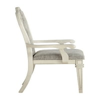 ACME KAYLEY ARM stolica u tkanini i antikni bijeli