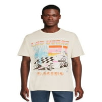 Motorna Sportska Muška trkačka grafička majica sa kratkim rukavima, veličine S-XL