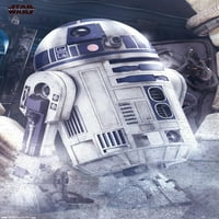 Star Wars: Posljednji Jedi - R2-D zidni poster, 22.375 34