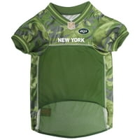 Pets First NFL New York Jets Camouflage dres za kućne ljubimce za mačke i pse-licencirano-Extra Large