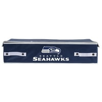 Franklin Sports NFL Seattle Seahawks ispod kante za skladištenje kreveta-mali