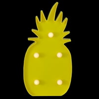 Northlight 9.75 Battery Operated LED Lighted ananas Marquee znak-žuta