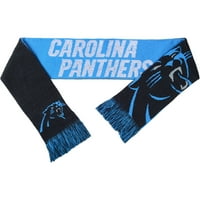 Forever Collectibles Reverzibilni Split Logo Šal, Carolina Panthers